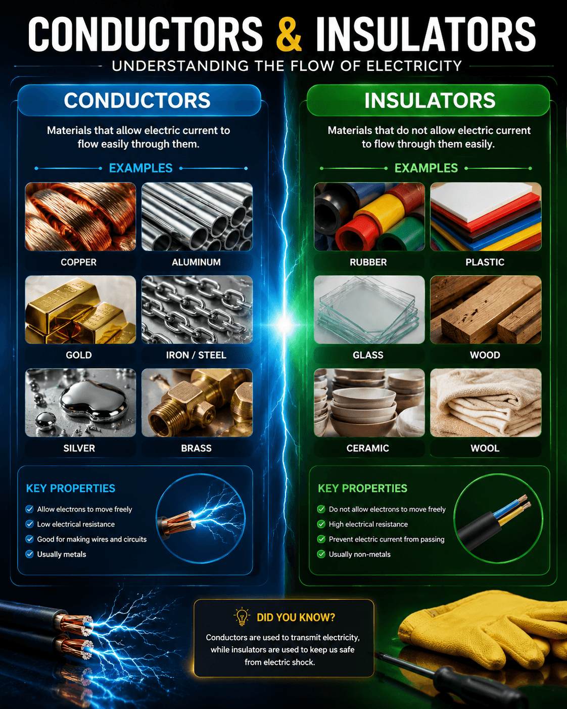 Conductors and Insulators