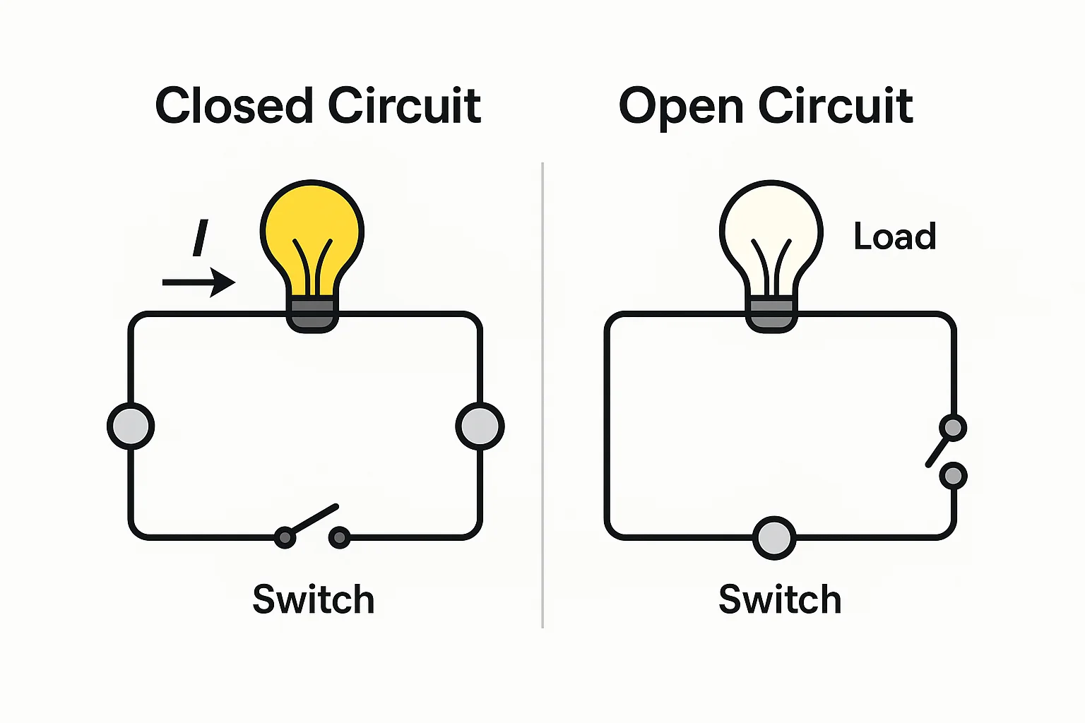 open circuit vs closed circuit