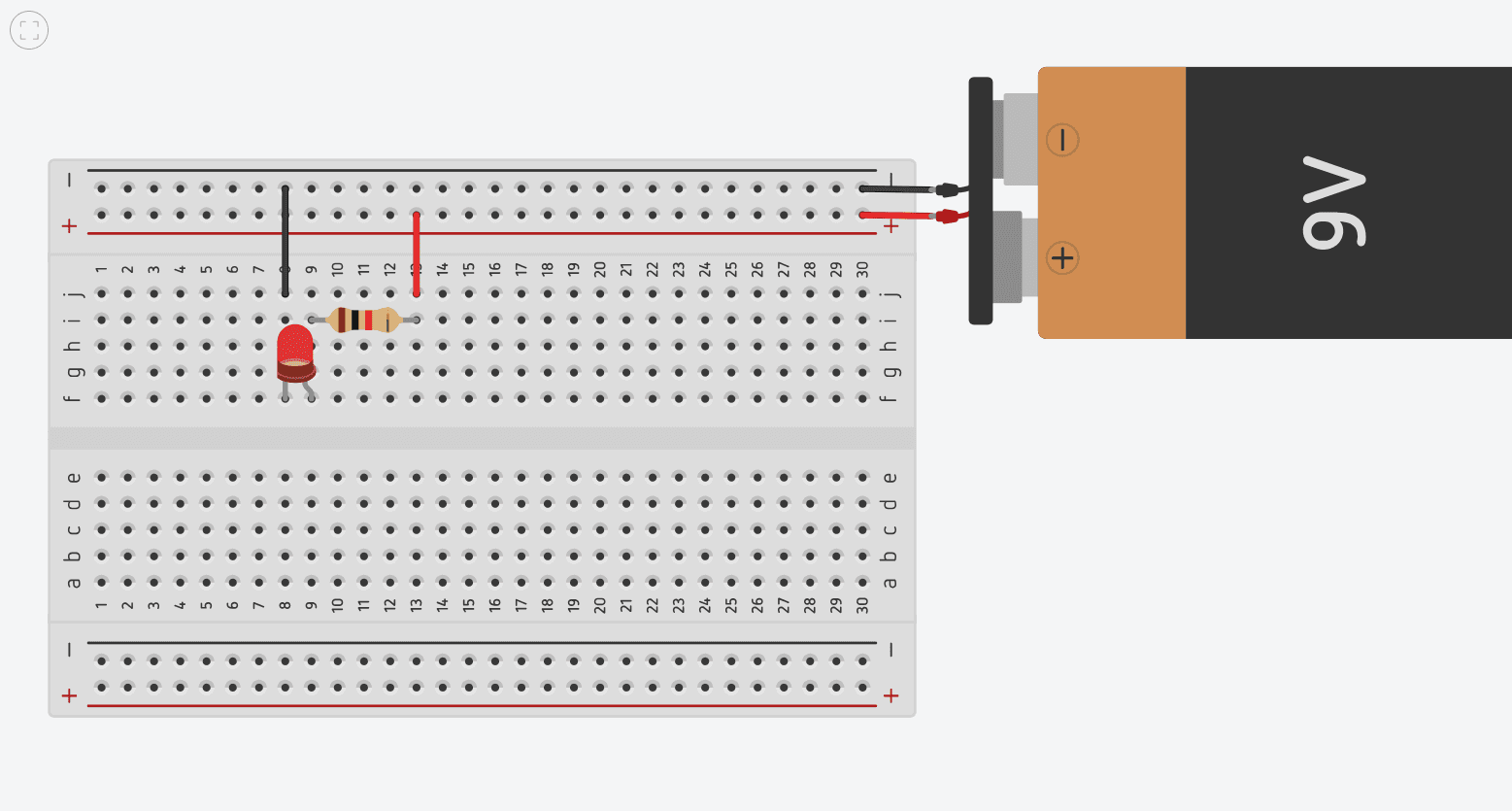 "Figure : LED Glow Circuit"